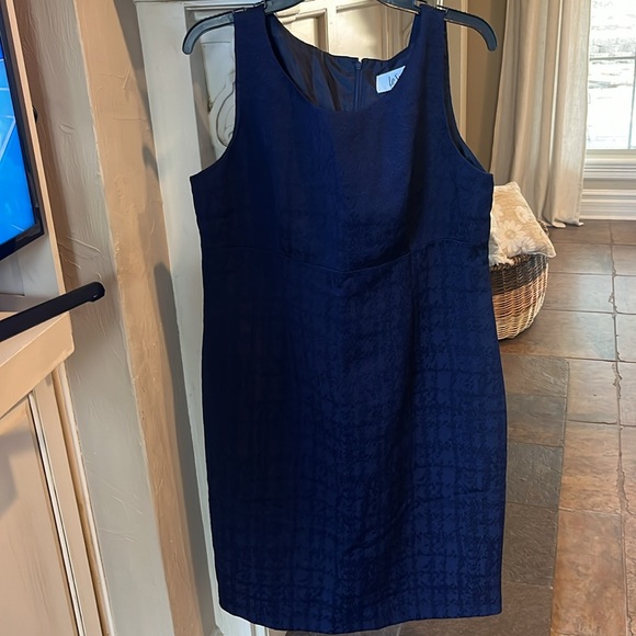 NWT Le Suit size 16 sleeveless dress with beautiful - Picture 7 of 11